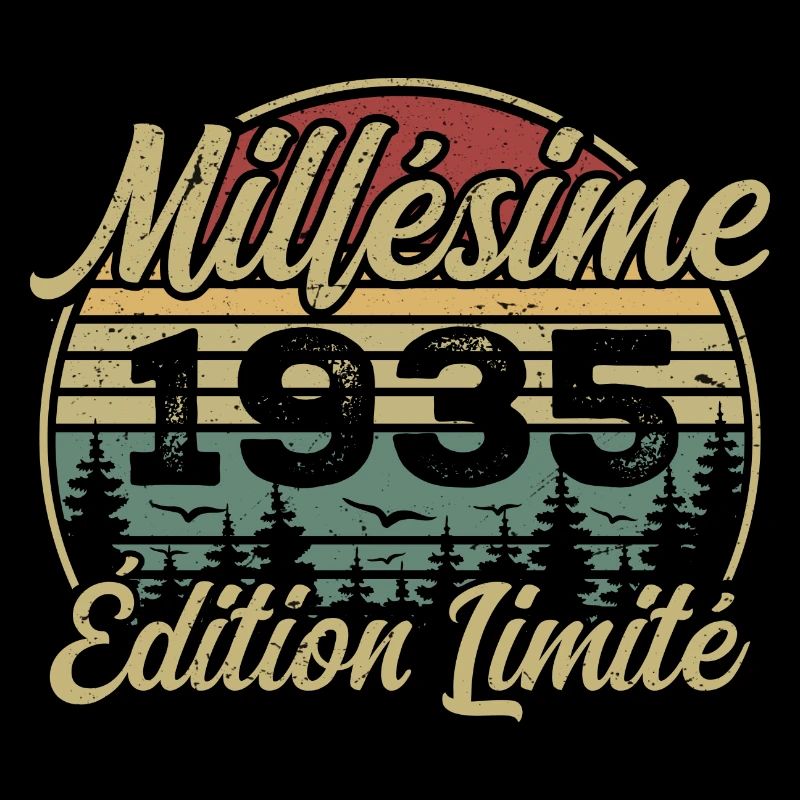 Millésime 1935 - Cadeau Pour le 89e Anniversaire