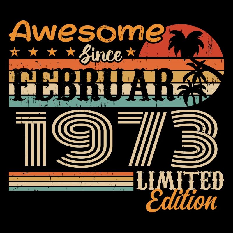 Geburtstag Vintage Geschenkidee Februar 1973