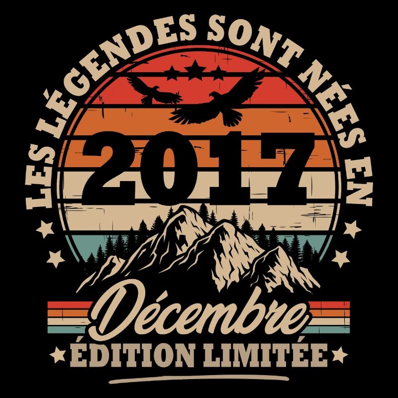 Geburtstagsgeschenk geboren im Dezember 2017