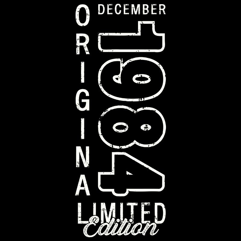 39th Birthday Original December Born 1984