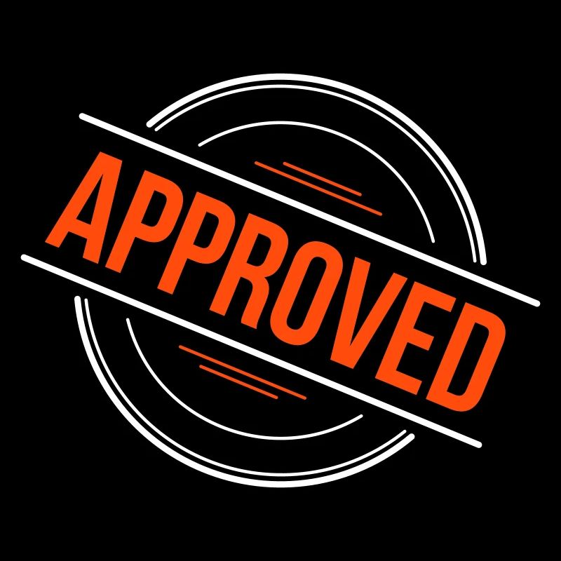 Approved Stempel – 2 Farben