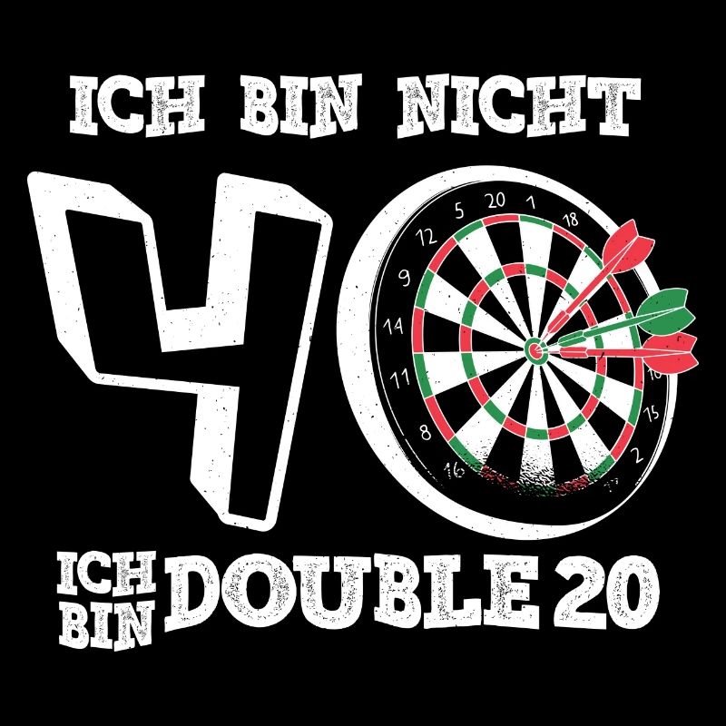40. Geburtstag - Darts Doppel 20