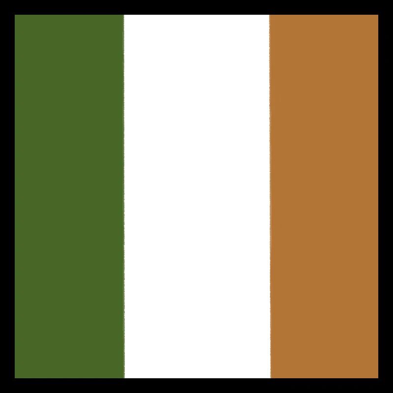 Drapeau de l’Irlande, Drapeau irlandais - Vert, Blanc, Orange