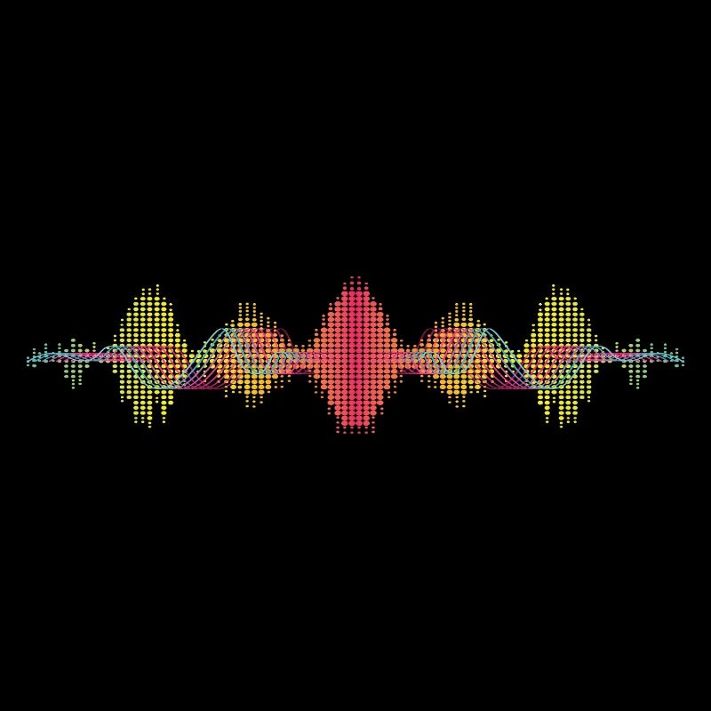 Musikfrequenz Ton Wellen Physik und Sound