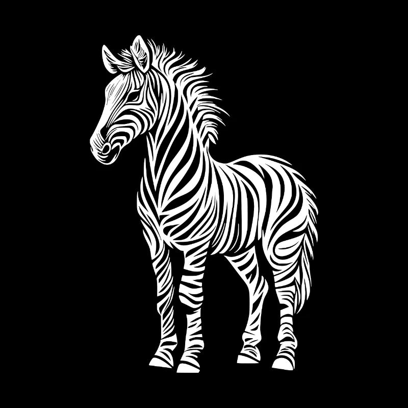 Zebra Drawing