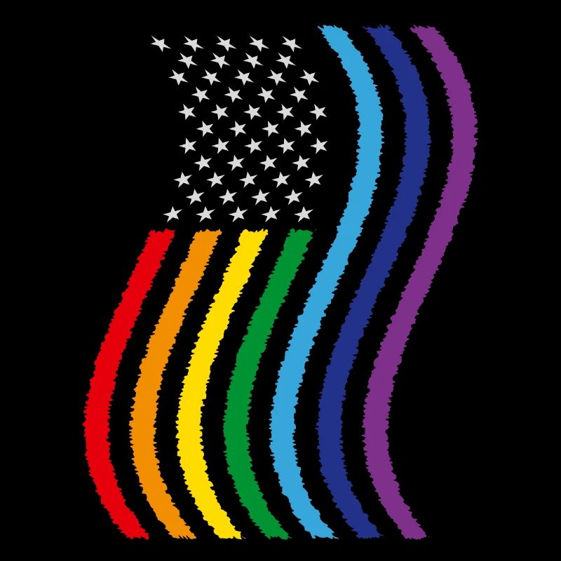 Drapeau arc-en-ciel des États-Unis