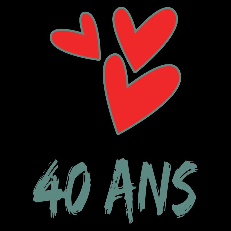 40. 40 ANS. 40e ANNIVERSAIRE. ANNIVERSAIRE 40 ANS.