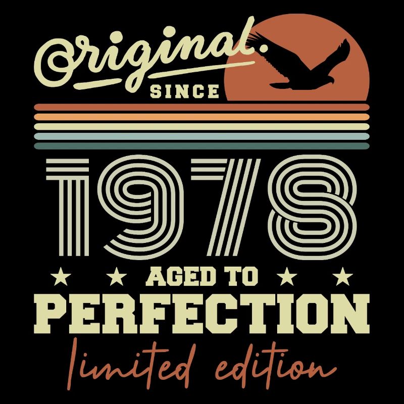Original 1978 Geburtstagsgeschenk 1945 Retro 1978