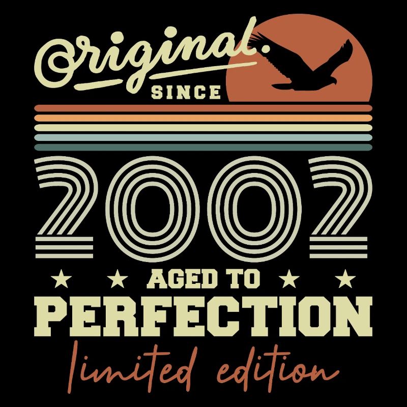 Original 2002 cadeau anniversaire 2002 rétro 2002