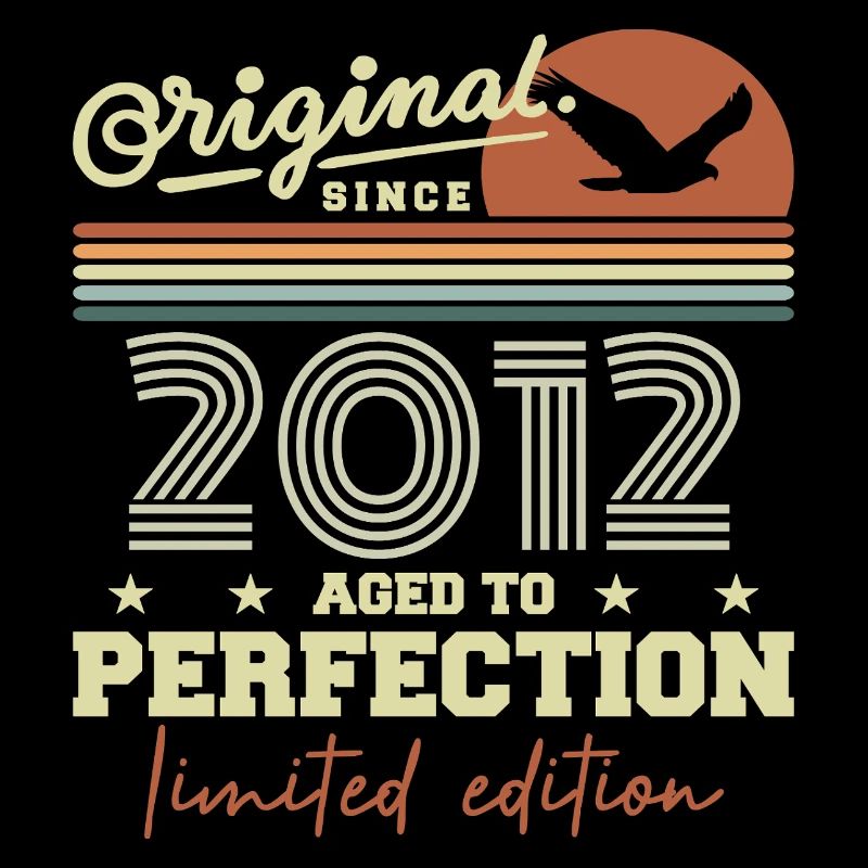 Original 2012 Retro 2012 Geburtstagsgeschenk