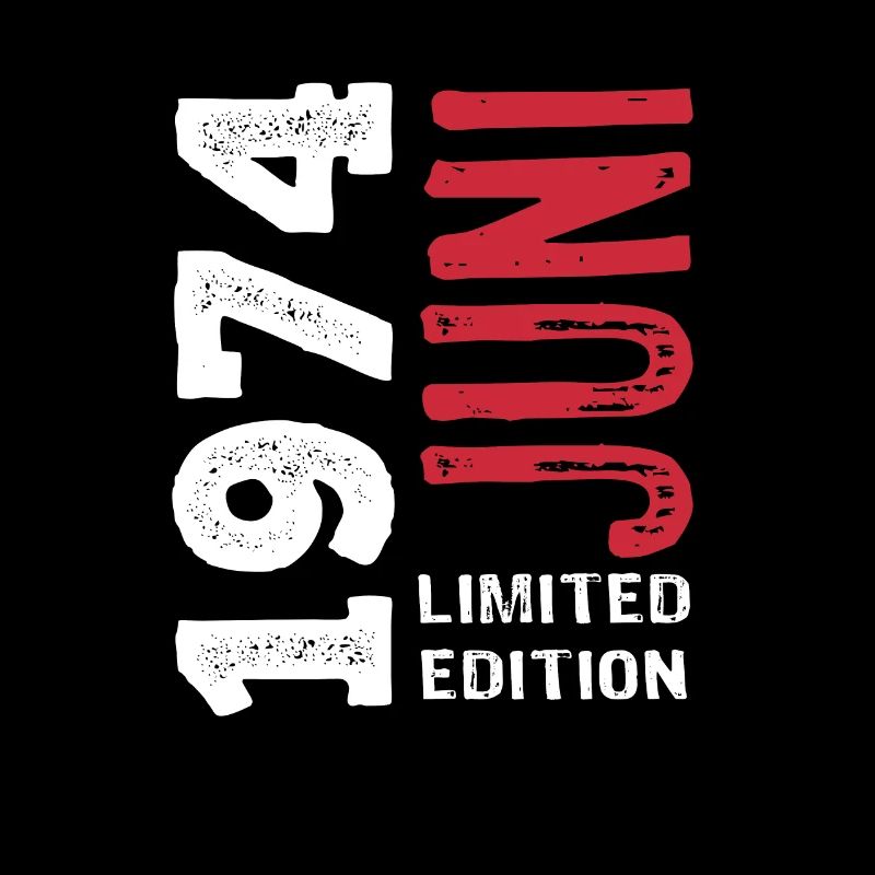 limited edition 1974 Juni - Geburtstag - Geschenk
