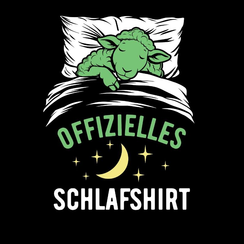 Offizielles Schlafshirt lustiges Schaf Geschenk