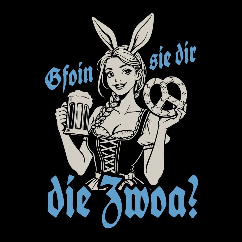 Gefallen sie dir, die Zwei? Dirndl Bier & Bretzen