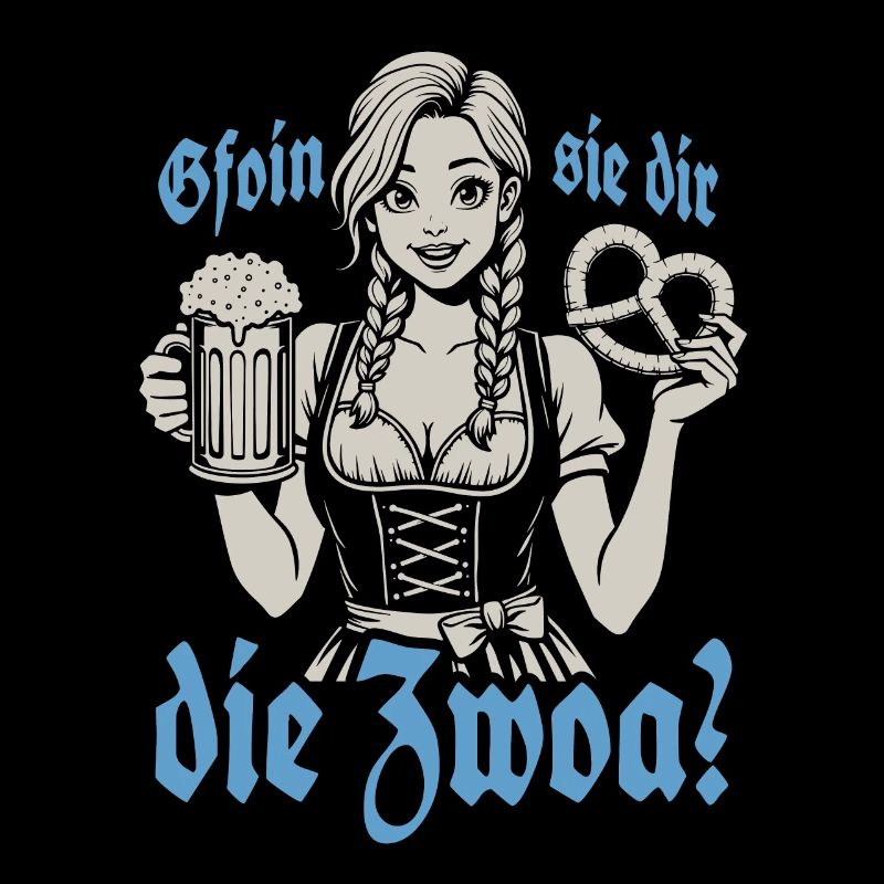 Gefallen sie dir, die Zwei? Dirndl Bier & Bretzen