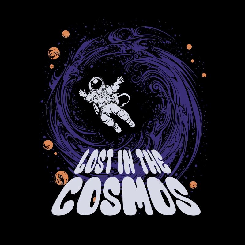 Perdu dans le cosmos - Astronaute - Espace