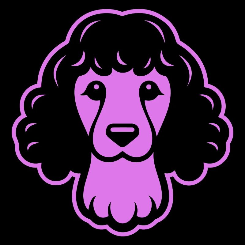 Caniche tête de chien