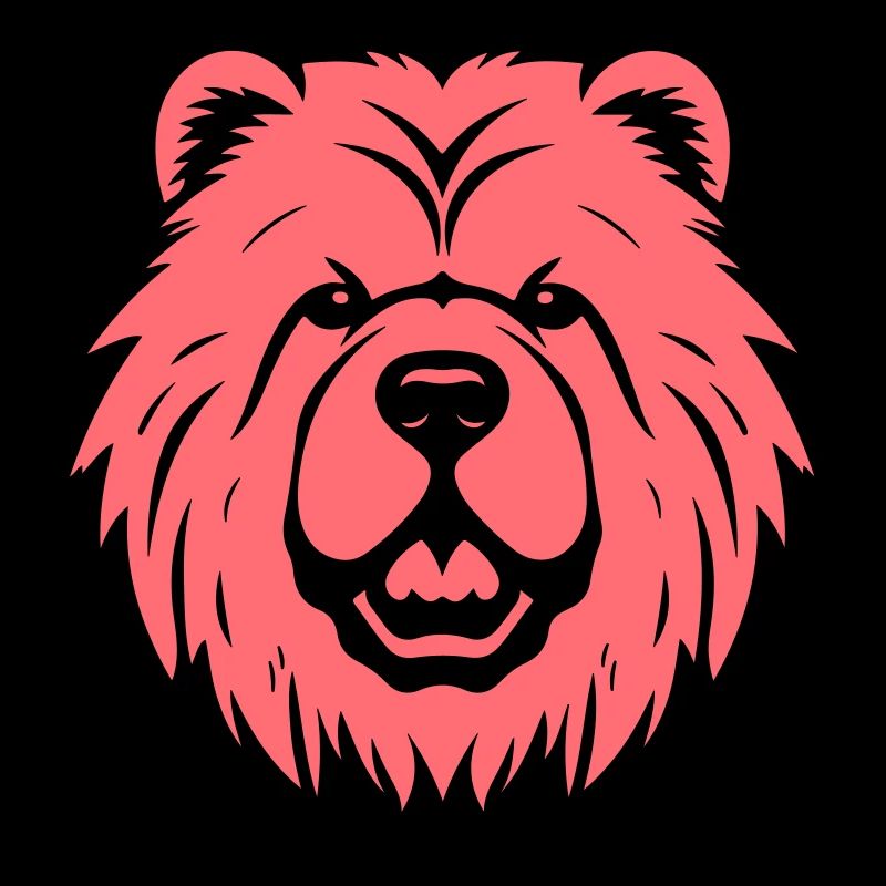 Chow Chow Tête de chien