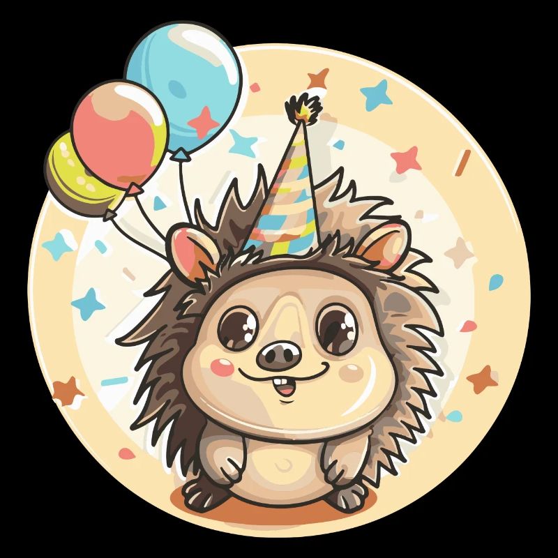 hérisson anniversaire bébé