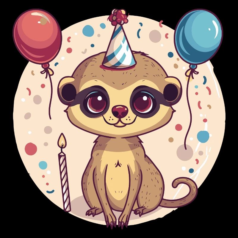 Suricate Anniversaire Bébé