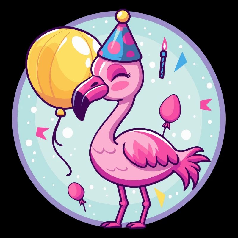 Flamingo Birthday Baby