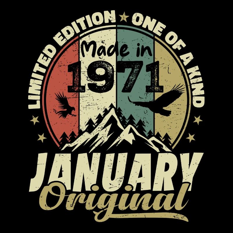 Anniversaire Janvier 1971 - Original Janvier 1971