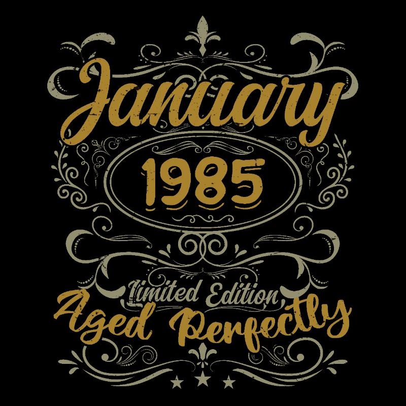 Januar Geburtstagsgeschenk Geboren im Januar 1985