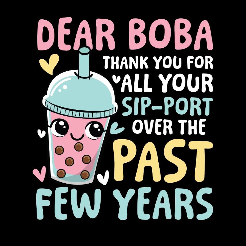 Lustiger Bubble Tea Spruch für einen Bubble Tea