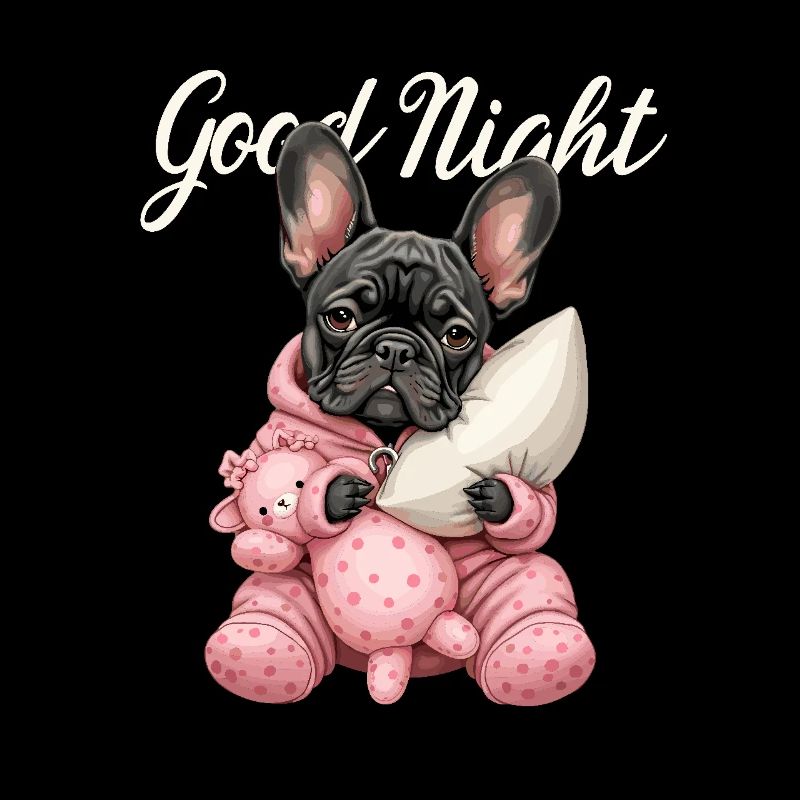 Bouledogue français en pyjama