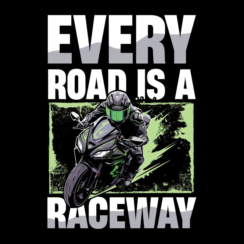 Chaque route est une piste de course Motards