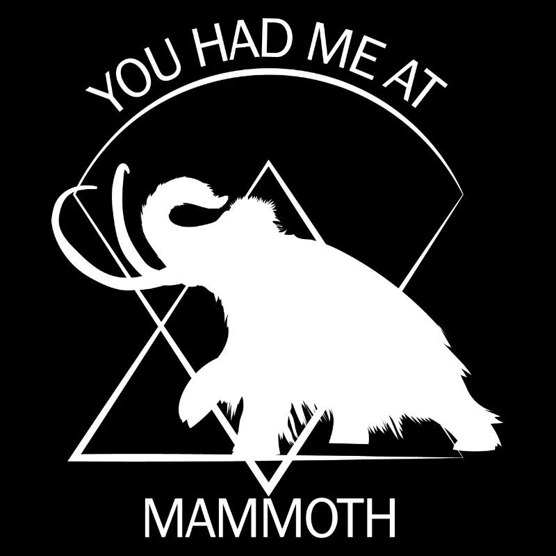 Lustiges Mammut Steinzeit Eiszeit Design Urzeit