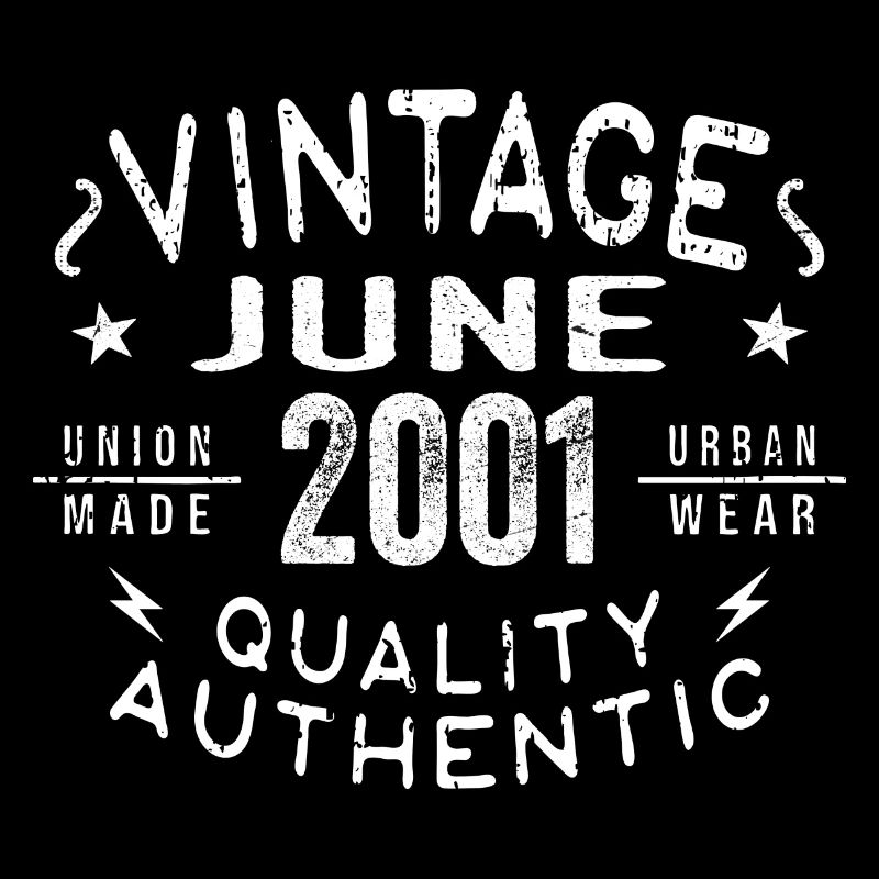 2001 Juni 2001 Jahrestag Juni 2001 Juni Geburtstag