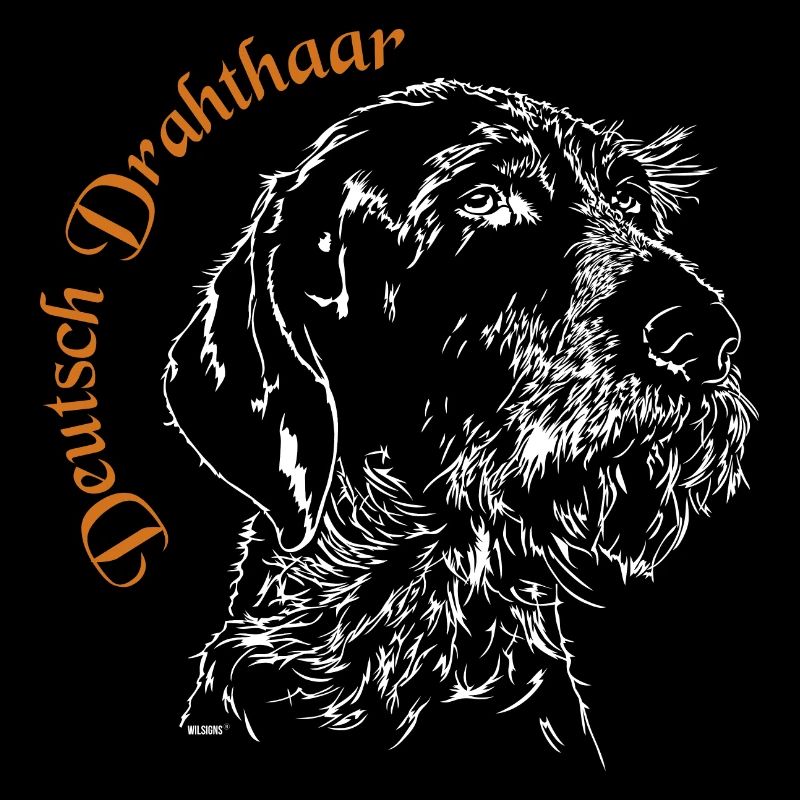 DEUTSCH DRAHTHAAR Wilsigns Jagdhund Hunde Geschenk