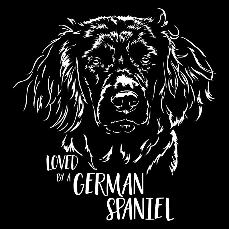 Loved by a German Spaniel Hundespruch Wilsigns