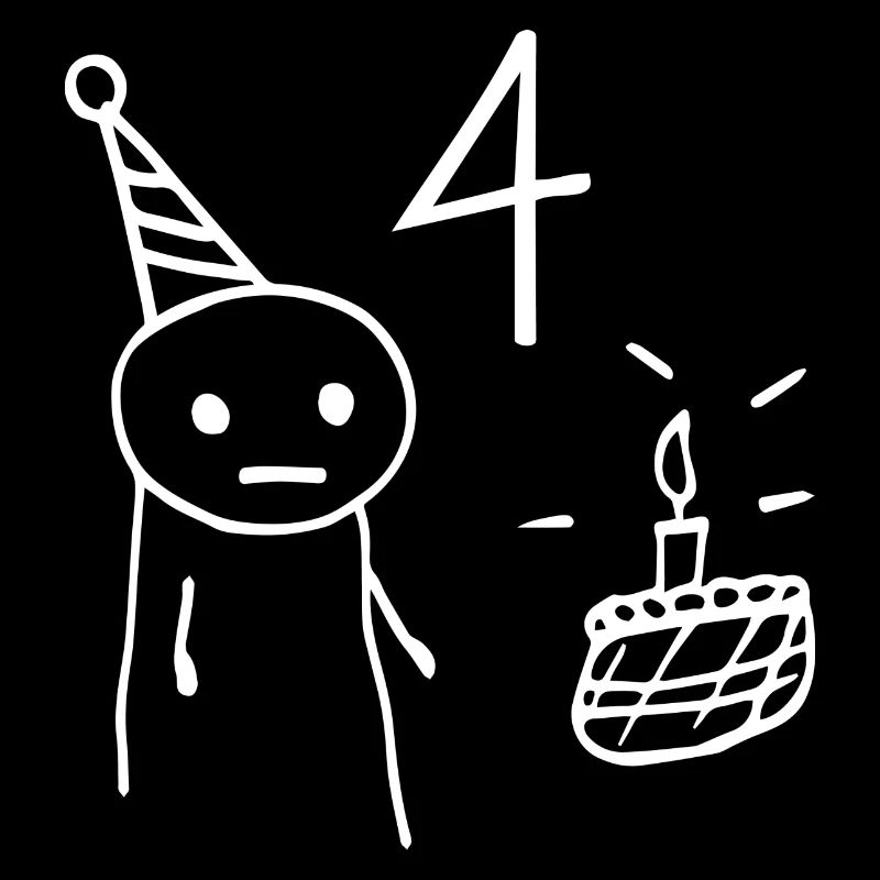 4 ans - Cadeau 4e Anniversaire Amusant 4 ans