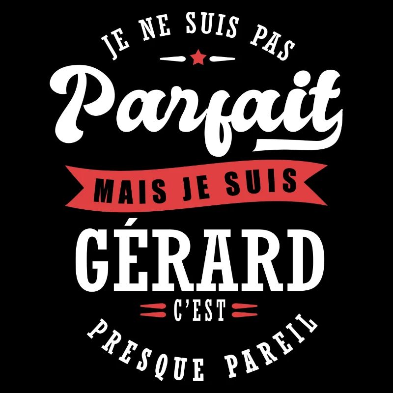 Gérard Parfait Cadeau prenom gerard