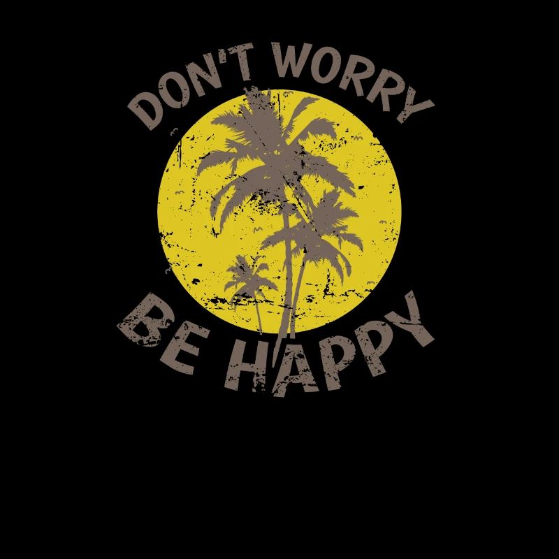 Don't Worry be Happy Tree Palm Holiday