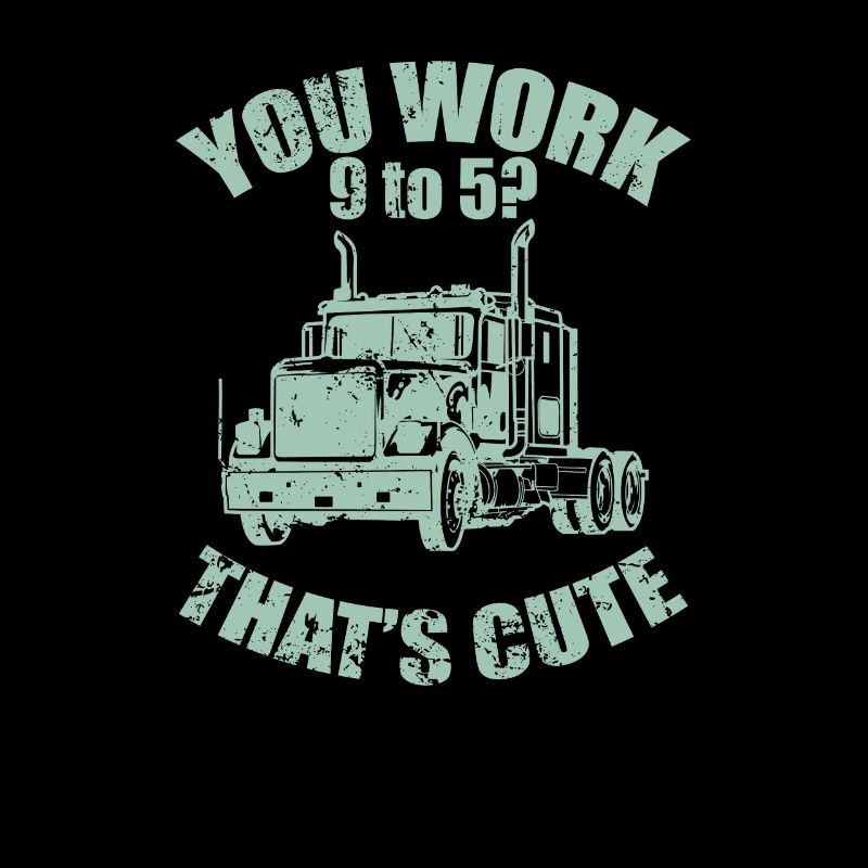 Vous travaillez de 9 h à 17 h ? C’est mignon chauffeur de camion