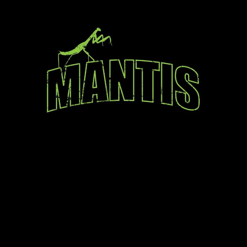 Mantis insect on the script