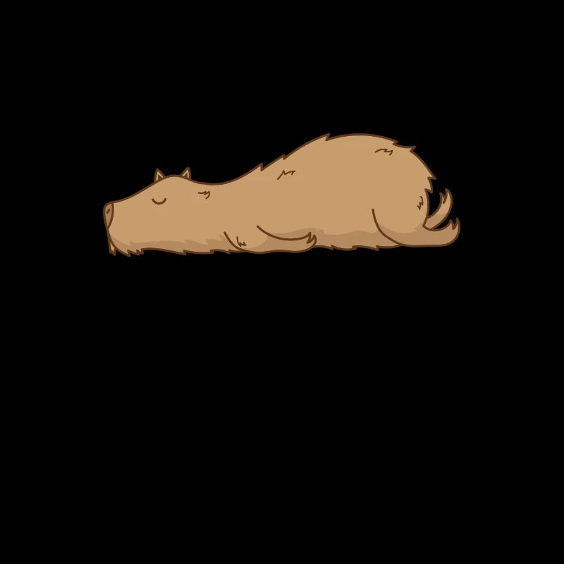 Caviidae guinea pig is lazy