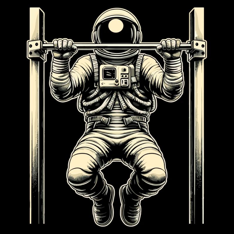 Calisthenics Astronaut Pull-ups Gift