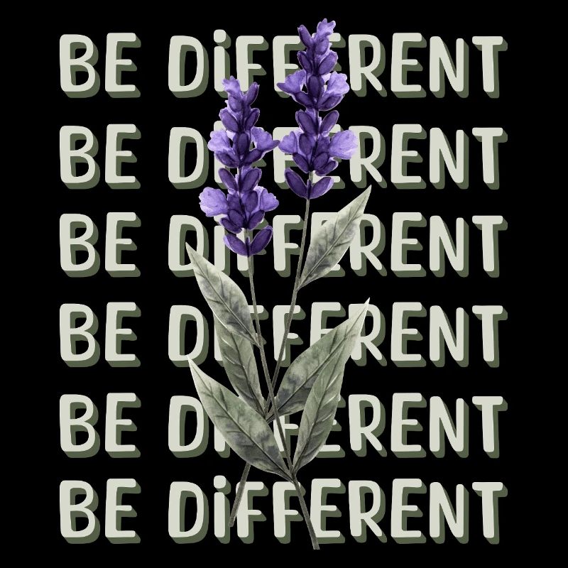 BE DIFFERENT - Affirmations d’amour de fleur de lavande