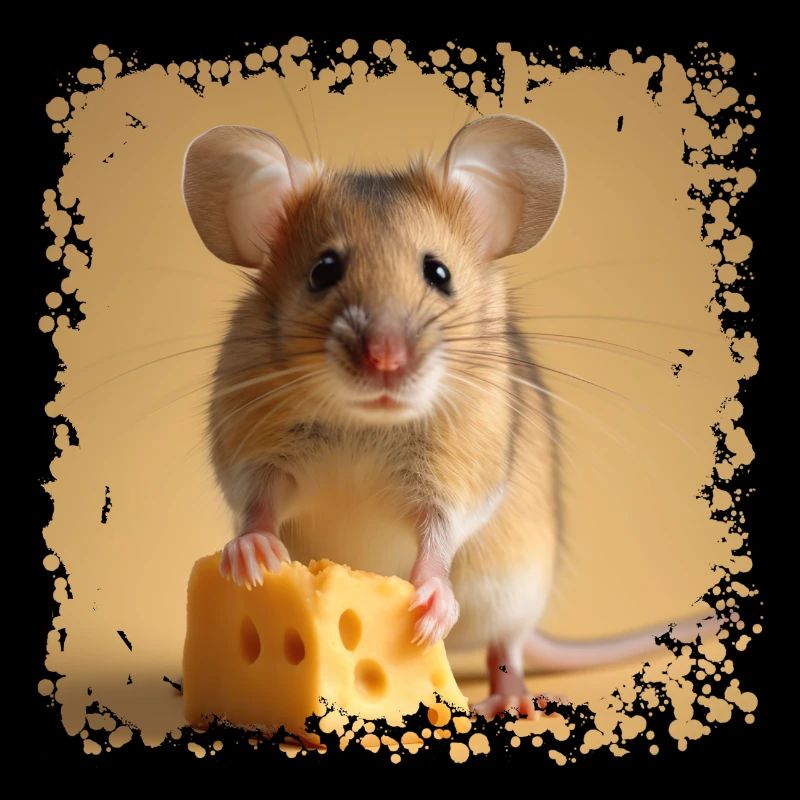 Mice do not feed on cheese