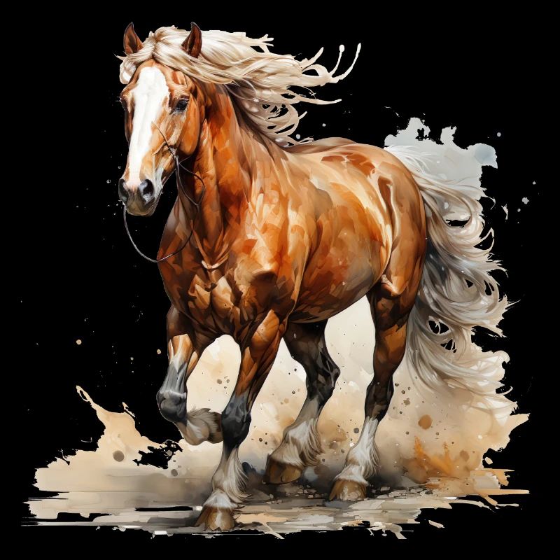 Un cheval est une source de bonheur