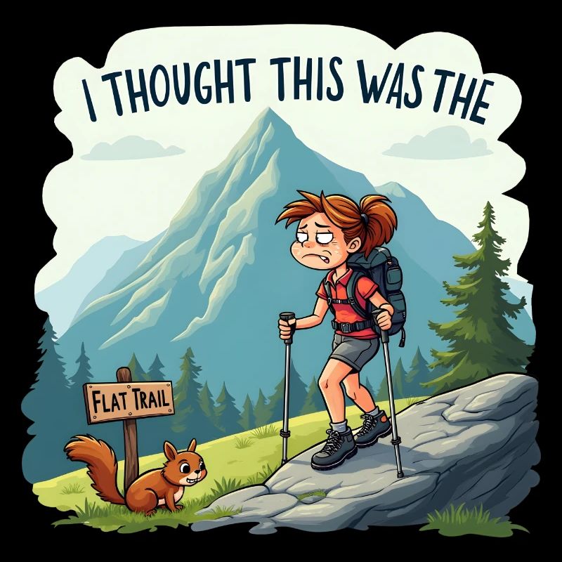I thought this was the FLAT TRAIL - Hiking Mountains