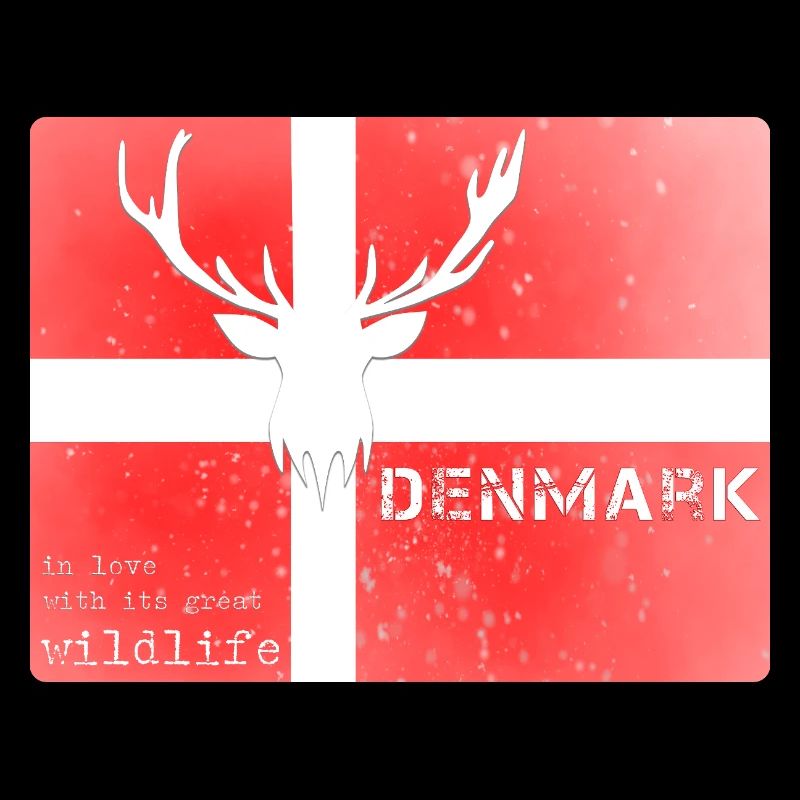 Danemark faune Drapeau Cerf