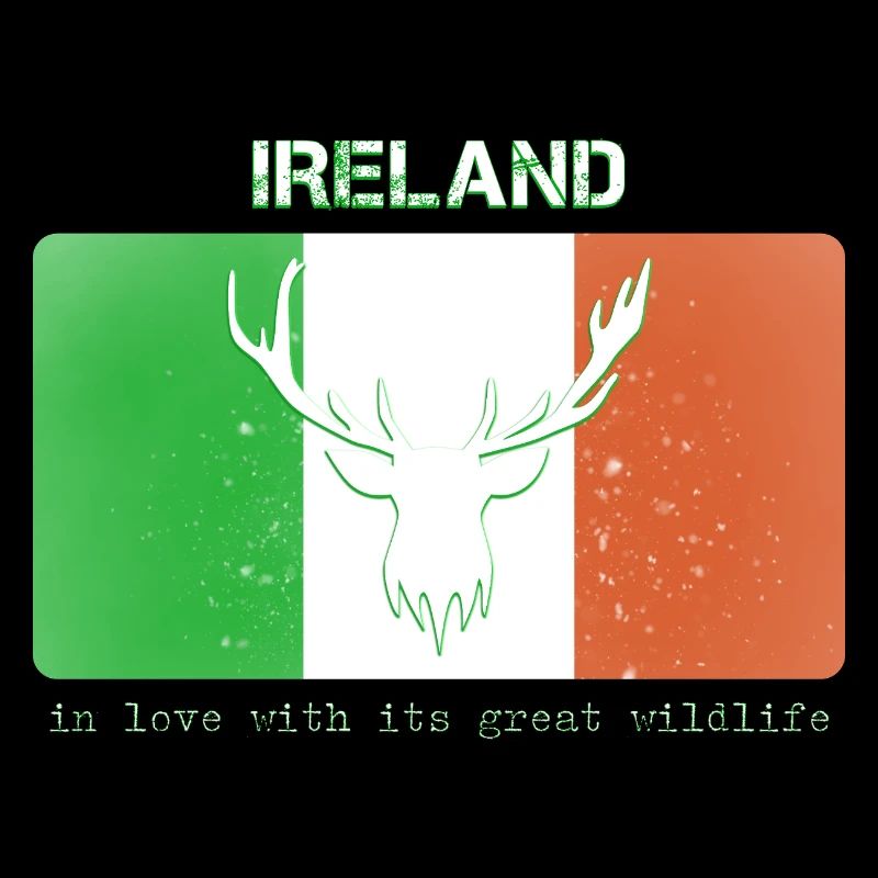 FAUNE ET DE LA FLORE D’IRLANDE Drapeau de l’Irlande