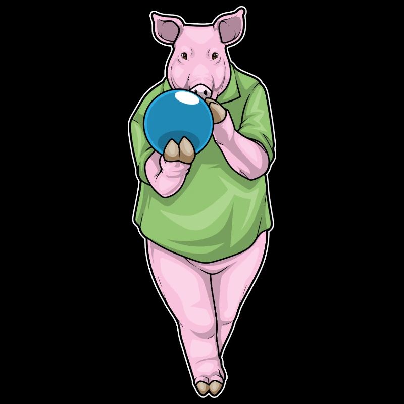 Cochon Bowling Boule de bowling