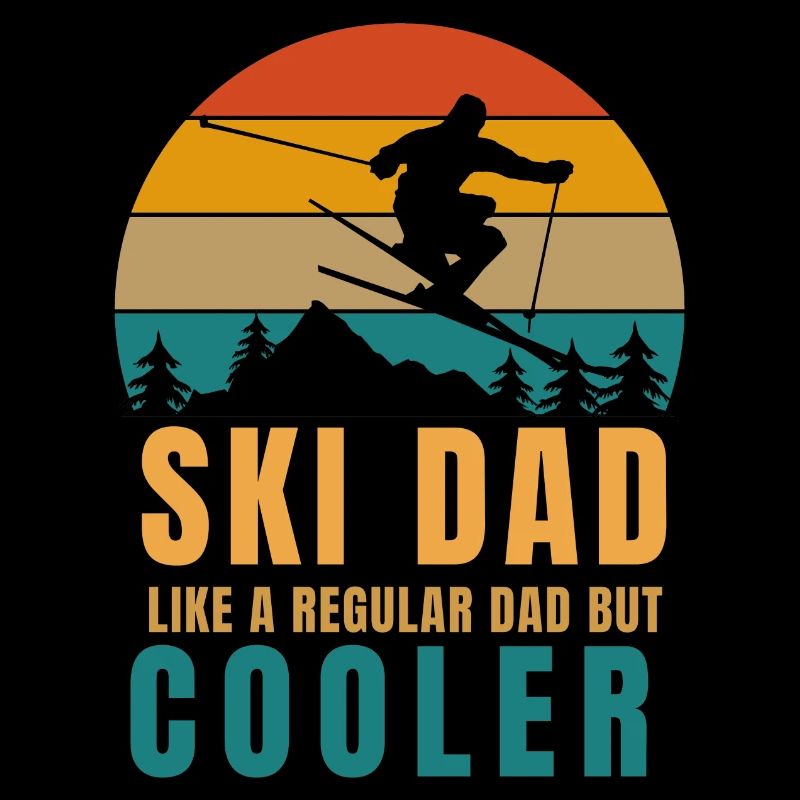 Ski papa comme papa normal mais plus cool