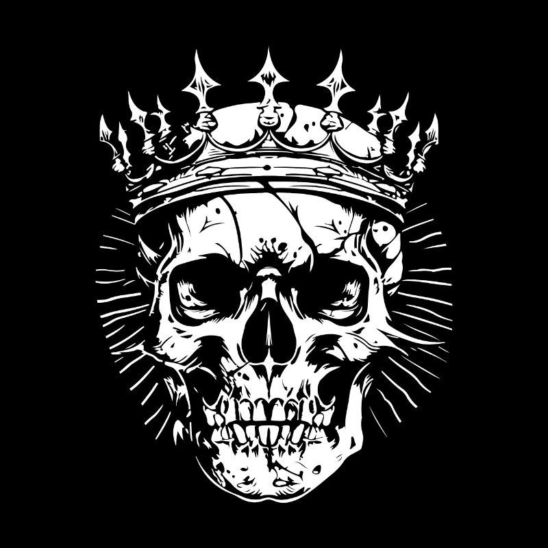 King Skull Skeleton Crown King