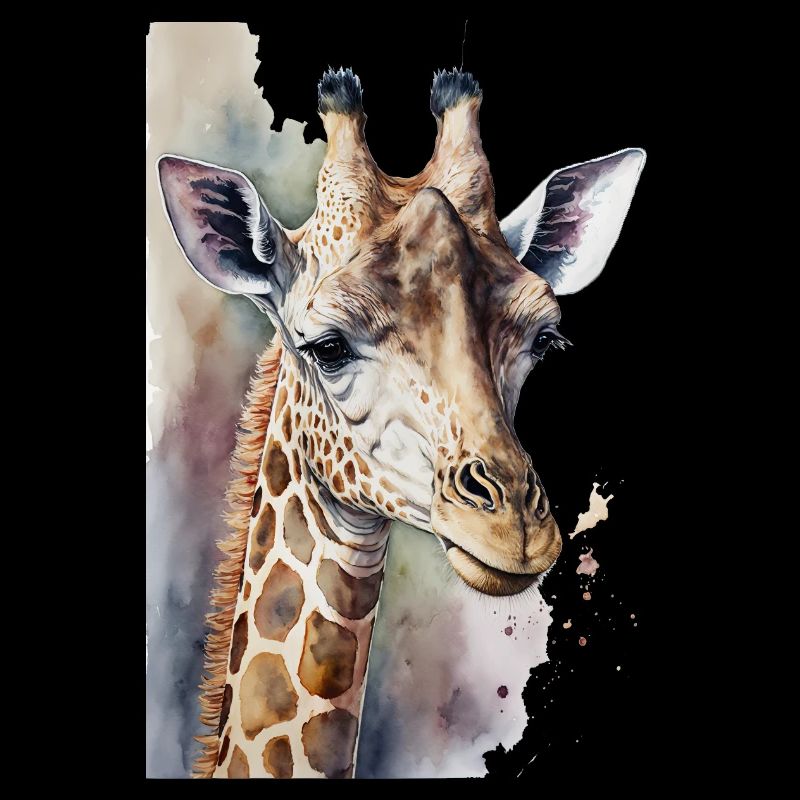 Girafe Aquarelle